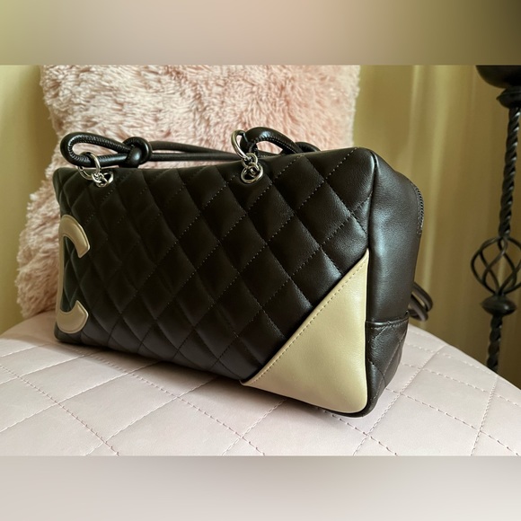 Chanel Cambon Large Rectangle Quilted VTG Handbag 🤎 - Picture 4 of 16